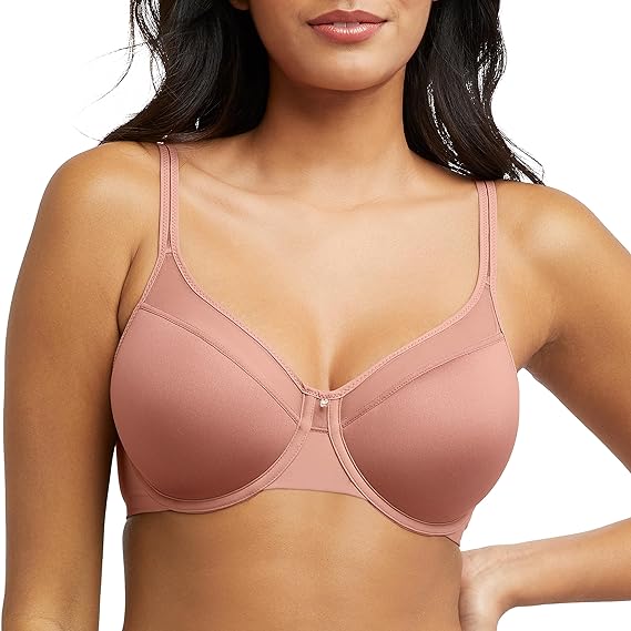 Bali Women's Underwire, One Smooth U Ultra Light T-shirt, Convertible Bra