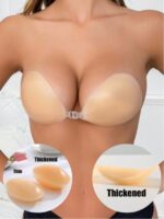 Ladies' Waterproof Thickened Silicone Breast Petals For Small Breast Lift Up & Push In, Special For Wedding Photography