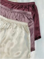 3pcs Solid Cami Top & Shorts PJ Set / Pajama Set